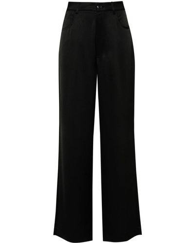 Nanushka Pantalon Josine à coupe ample - Noir