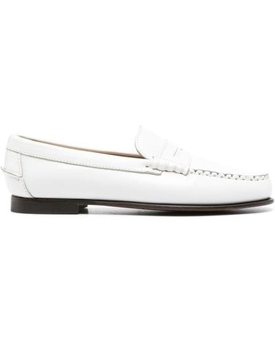 Sebago Danielle Leather Loafers - White