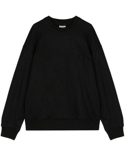 WOOYOUNGMI Sweater Met Logoprint - Zwart