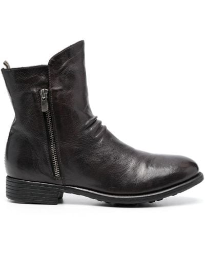 Officine Creative Calixte 058 Leather Boots - Black