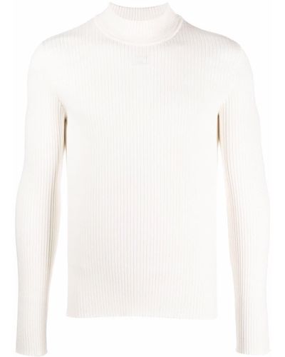 Courreges Roll Neck Sweater - White