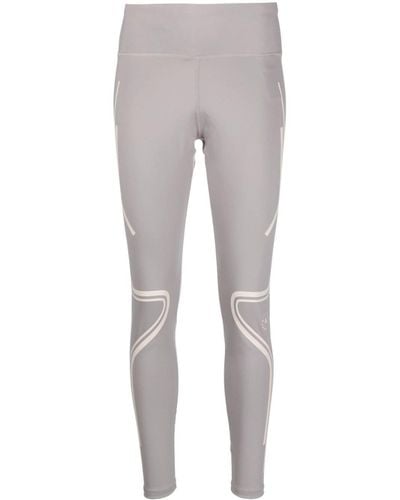adidas By Stella McCartney Logo Print Performance leggings - Gray