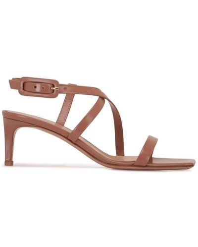 Gianvito Rossi Lindsay 55mm Leather Sandals - Pink