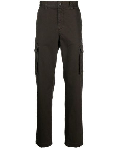 Woolrich Pantalon droit à poches cargo - Noir