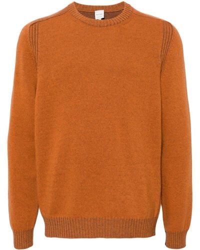 Paul Smith Lambs Wool Crew-neck Sweater - Brown