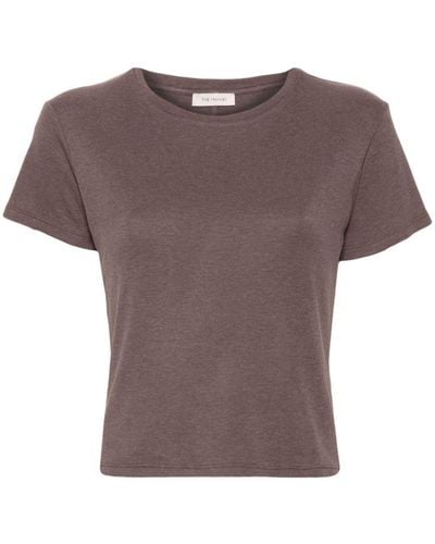 The Mannei T-shirt à design nervuré - Violet