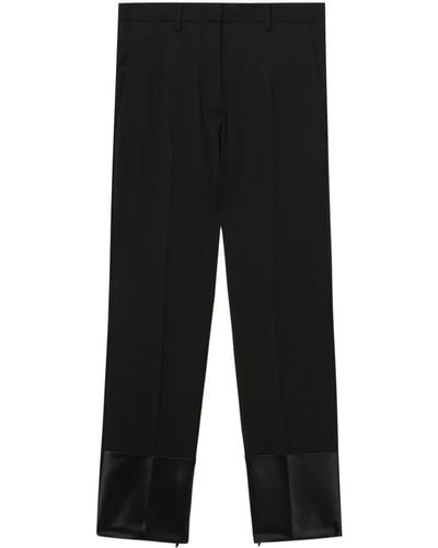 Helmut Lang Slim-fit Wool Pants - Black