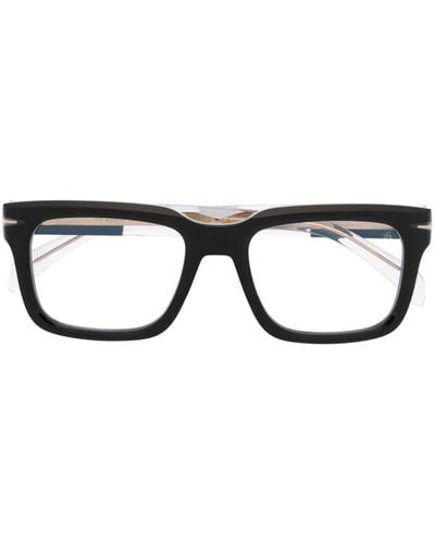 David Beckham スクエア眼鏡フレーム - ブラック