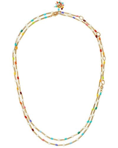 Roxanne Assoulin La Sponda Double-wrap Necklace - Metallic