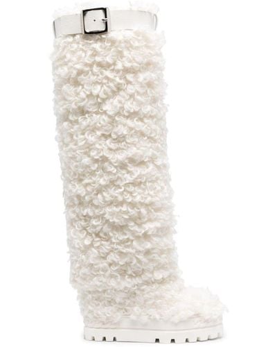 Casadei Yeti Boots In - White