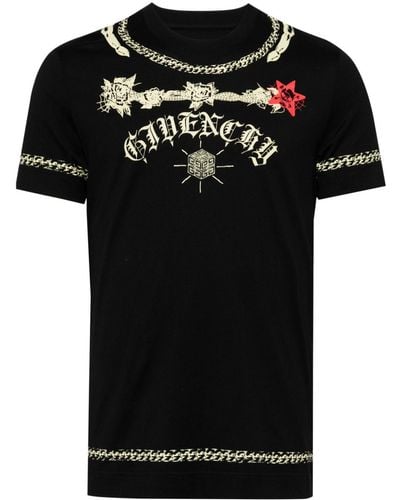 Givenchy Chain Scorpion Cotton T-shirt - Black