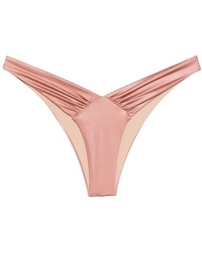 DSquared² Logo-lettering Bikini Bottom - Pink