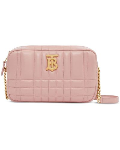 Burberry Lola Quilted Leather Camera Bag - Pink