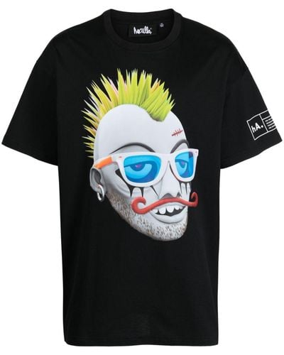 Haculla T-Shirt mit Draco-Print - Schwarz