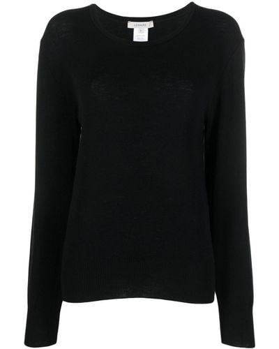Lemaire Fine-knit Wool Sweater - Black
