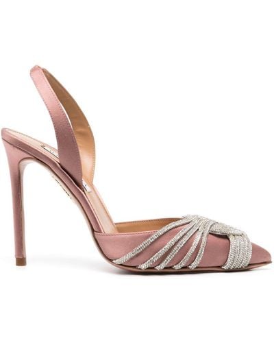 Aquazzura Zapatos Gatsby con tacón de 105 mm - Rosa