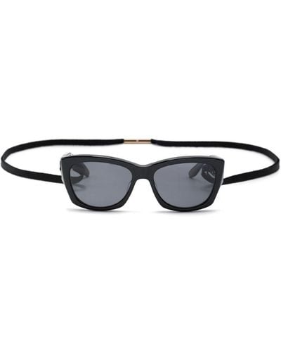 Barton Perreira Cora square-frame sunglasses - Negro