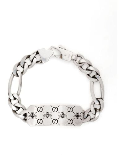 Gucci Armband aus Silber mit GG - Mettallic