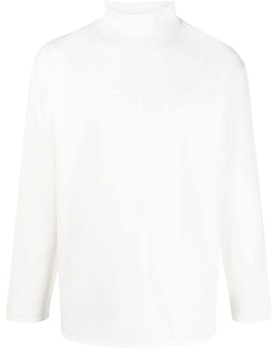 ERL High-neck Cotton Sweatshirt - White