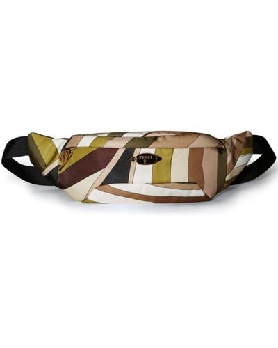 Emilio Pucci Yummy Iride-print Belt Bag - Brown