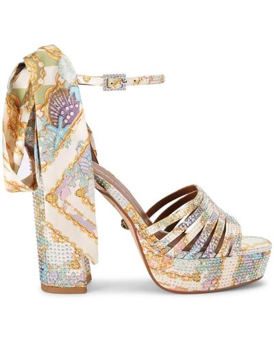 Kurt Geiger Pierra Sandalen Met Barokprint - Metallic