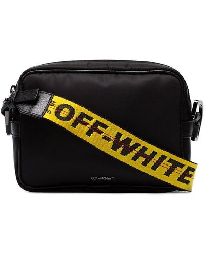 Off-White c/o Virgil Abloh Industrial-logo Messenger Bag - Black