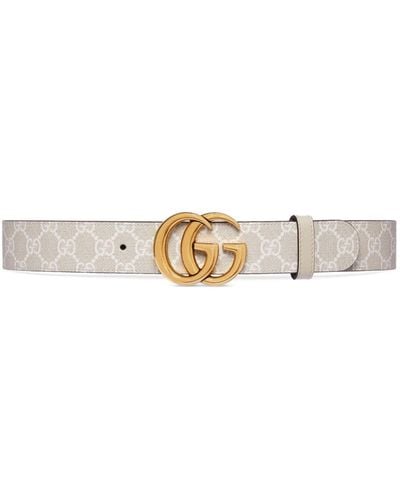 Gucci Double G Reversible Belt - Metallic