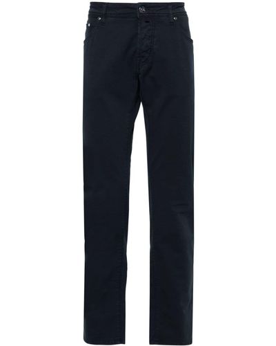 Jacob Cohen Nick Low-rise Slim-fit Jeans - Blue
