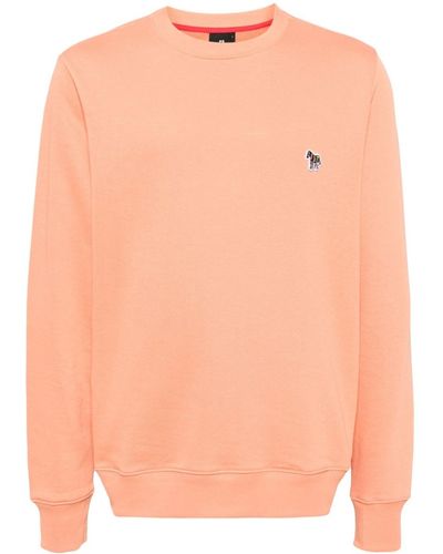 PS by Paul Smith Sweater Met Geborduurd Logo - Roze