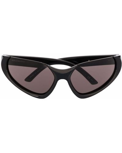 Balenciaga Xpander Zonnebril Met Cat-eye Montuur - Zwart