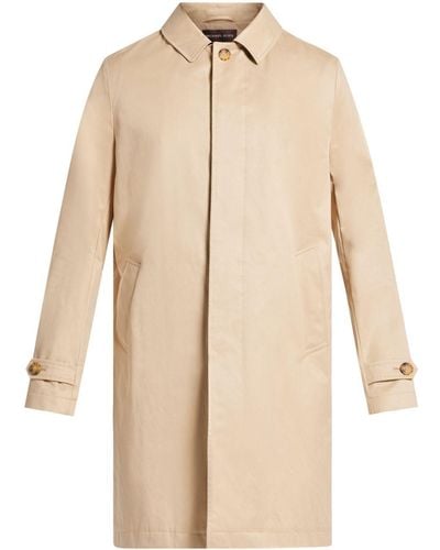 Michael Kors Single-breasted Trench Coat - Natural