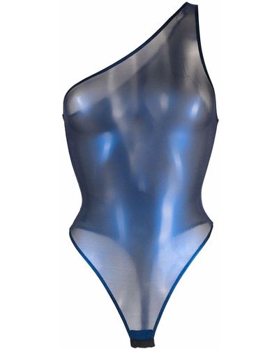 Maison Close Asymmetrische Body - Blauw