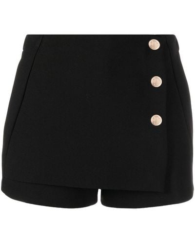 Maje Short à boutonnière - Noir