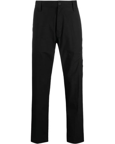 Calvin Klein Pantaloni dritti con applicazione - Nero