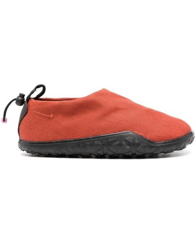 Nike Acg Moc Canvas Trainers - Red