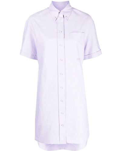 KENZO Hemdkleid mit kastigem Schnitt - Weiß