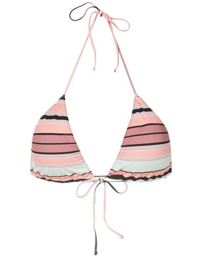 Clube Bossa Aava Striped Bikini Top - Pink