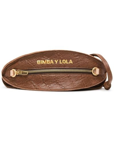 Bimba Y Lola Small Pelota crossbody bag - Braun