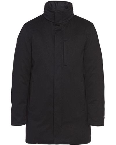 Prada Cashmere-silk Padded Jacket - Black