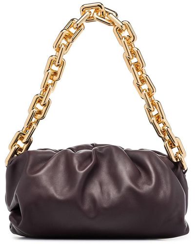 Bottega Veneta The Chain Pouch Shoulder Bag - Purple