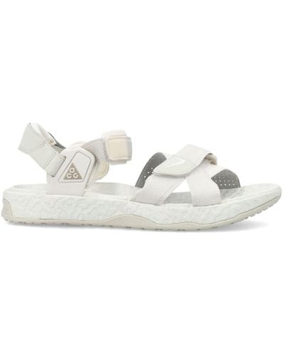 Nike Acg Air Deschutz+ Touch-strap Sandals - White