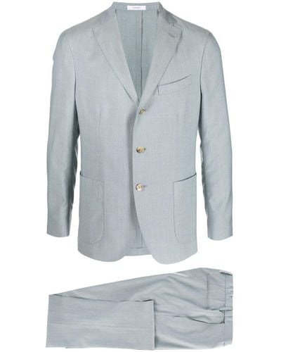 Boglioli Single-breasted Button Suit - Blue