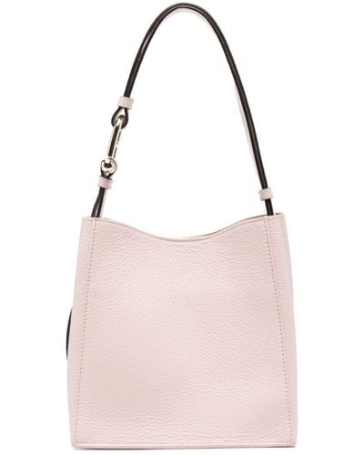 Furla Nuvola Leather Shoulder Bag - Pink