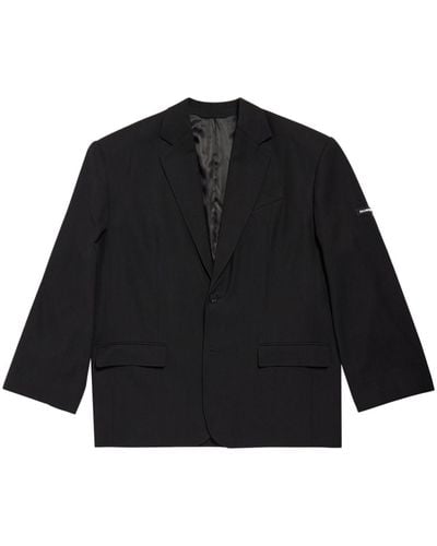 Balenciaga シングルジャケット - ブラック