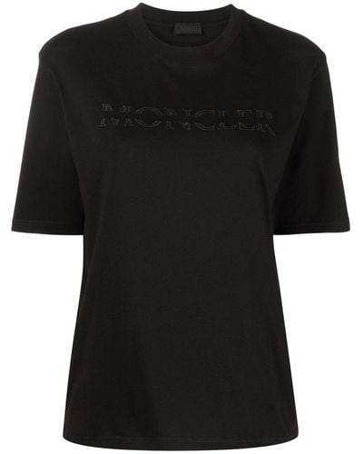 Moncler モンクレール ロゴtシャツ - ブラック