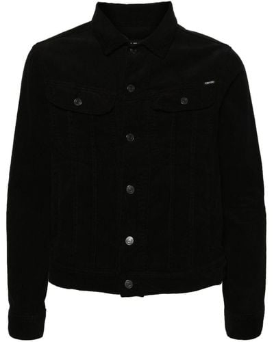Tom Ford Corduroy Shirt Jacket - Black