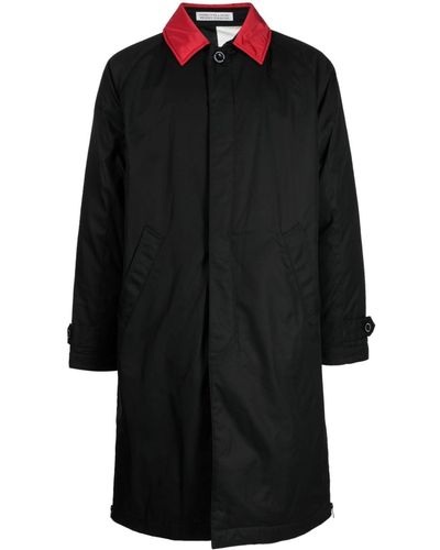 Undercover X Frgmt Men Long Coat - Black