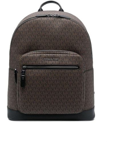 Michael Kors Hudson Logo Backpack - Brown
