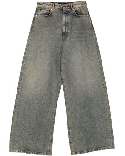 Sportmax Angri Wide-leg Jeans - Grijs