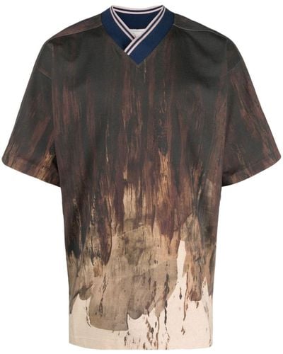Vivienne Westwood Team Hand-painted Short-sleeve T-shirt - Black